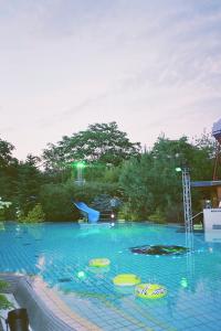 Der Swimming Pool  der Dandy Diary Party                